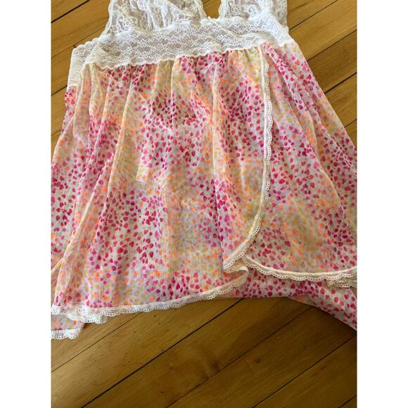 Victoria’s Secret y2k babydoll lingerie cami tank top dress cheetah print - Picture 7 of 7